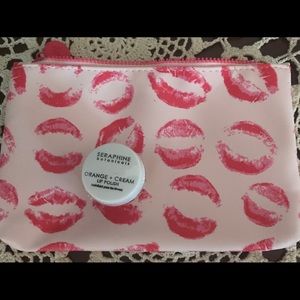 Ipsy bag with makeup.